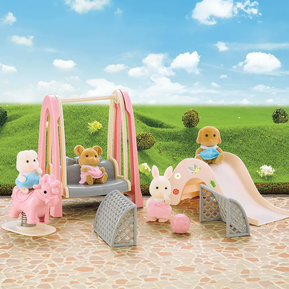 Forest Family Miniature 1/12 2022 New Furniture Miniture Acessories Doll House Accessories Slide Miniatures Bathroom Cabinet 3