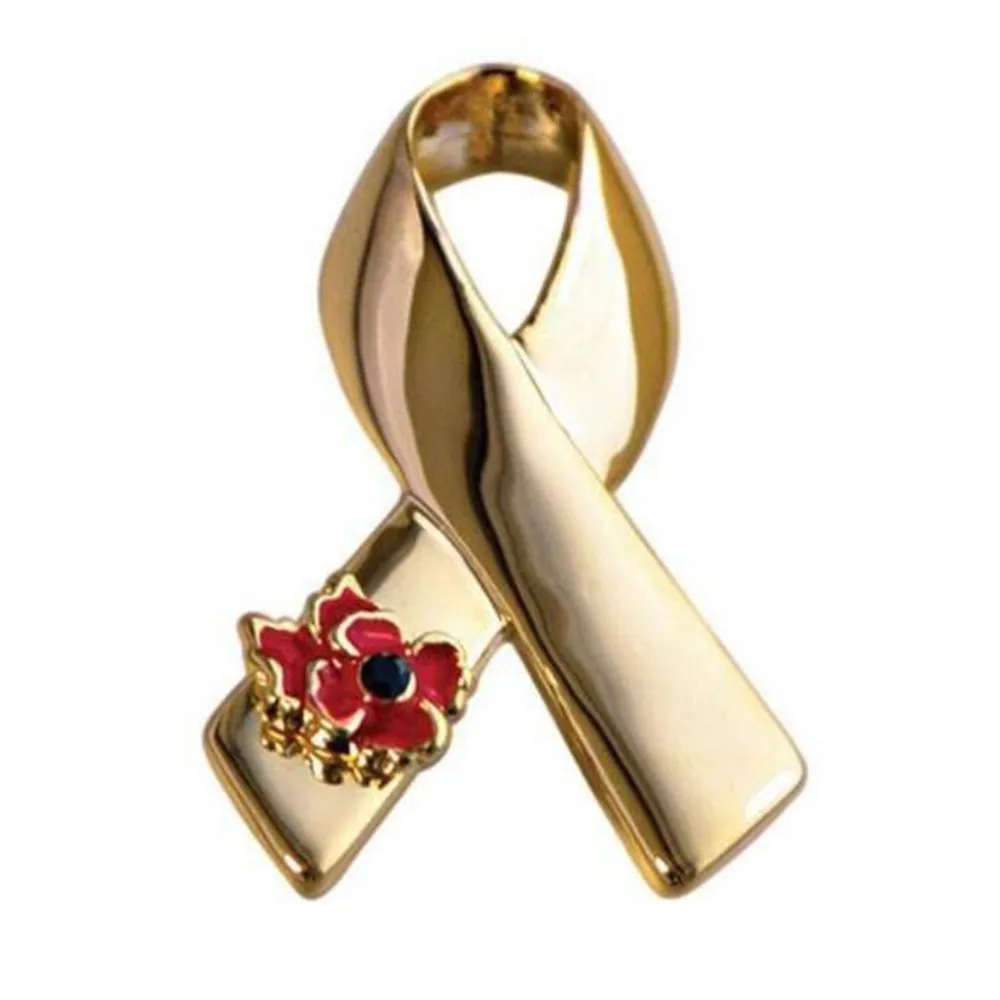 Ellenmar Elegant Ribbon Brooch Pin Red Flower Rhinestone Corsage Scarves Shawl Clip Jewelry for Women Gift | Дом и сад
