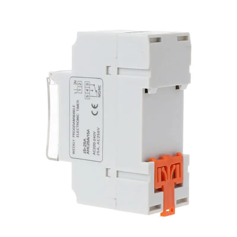 AC220V 16A программируемый цифровой таймер переключатель реле управления Din рейку крепление