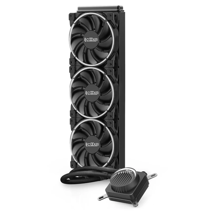 Pccooler PC Case Water Cooling Computer CPU Fan Integrated Water Cooler Cooler For LGA 775/115x/1366/2011/AMD/AM3/AM4