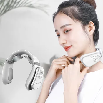 

Remote Control Neck Massager Charging Electrical Pulse Massage Pain Relief Cervical Therapy Remote Control 42 Degree Temperature