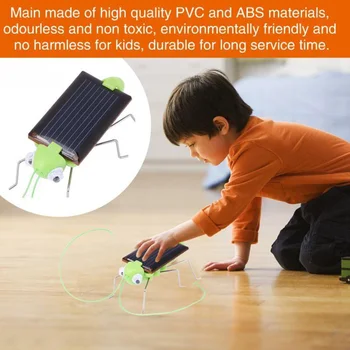 

Solar Power Grasshopper Toys Powered Grasshopper Robot Toy green Educational required Gadget solar No batteries for kids 3 year