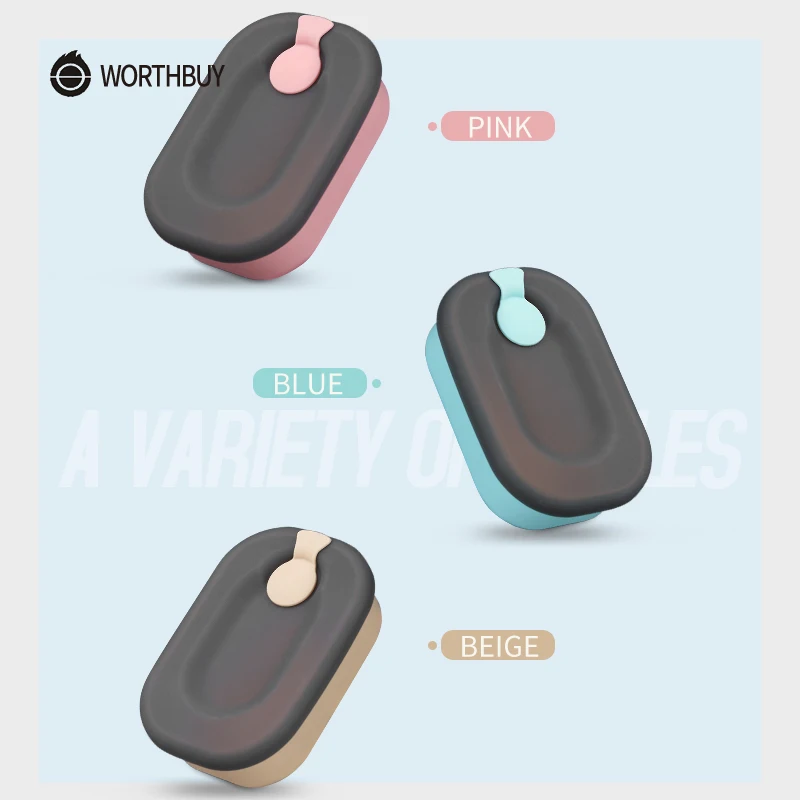 WORTHBUY, японская 304, нержавеющая сталь, Bento Box, микроволновая печь, Ланч-бокс для детей, школьная коробка для фруктов, еда, герметичный контейнер для ланча