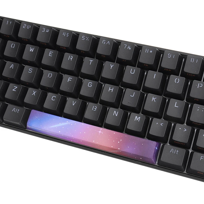 PBT Keycaps механическая клавиатура DIY Keycap(6.25U Space Keycap)-блестящее звездное небо