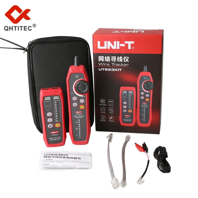 QHTITEC-UT683kit-Wire-Tracker-RJ45-RJ11-Intelligent-Lan-Network-Cable ...