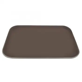 

40x30 cm Plastic Rectangle Anti-slip Tea Tray Serving Table for Hotel Teahouse Shop Office Bar Supplies