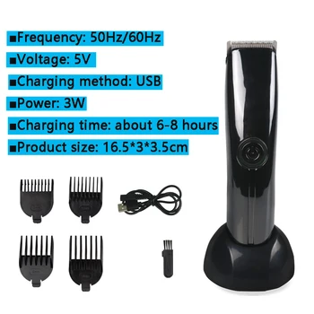 

Multifunctional Hair Clipper USB Charging Sself-Service New Electric Hair Clipper Household Oil Head Shaving Knife Push