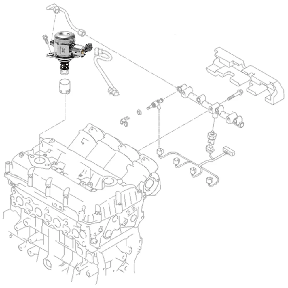 LZONE-Топливный насос высокого давления для 09-14 hyundai Sonata& 09-15 Kia Sorento UDW 353202G720 353202G730 353202G740 FPB117-QY