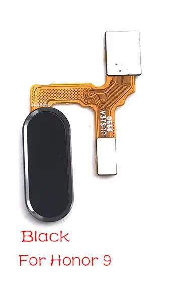 Honor 9 Black Сканер отпечатков пальцев сенсор Touch ID подключения материнской платы для Huawei Honor 8 P10 Lite Главная кнопка гибкий кабель - Цвет: Honor 9 Black