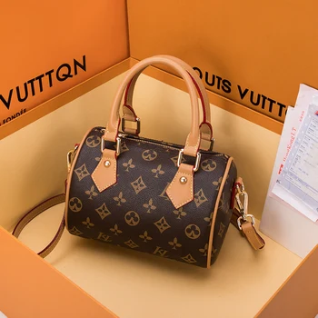 

Women's 2020 New Boston Pillow Bag Real Leather Women's Bag Single Shoulder Messenger Bags Women Purse and Handbags Louis Bag gg