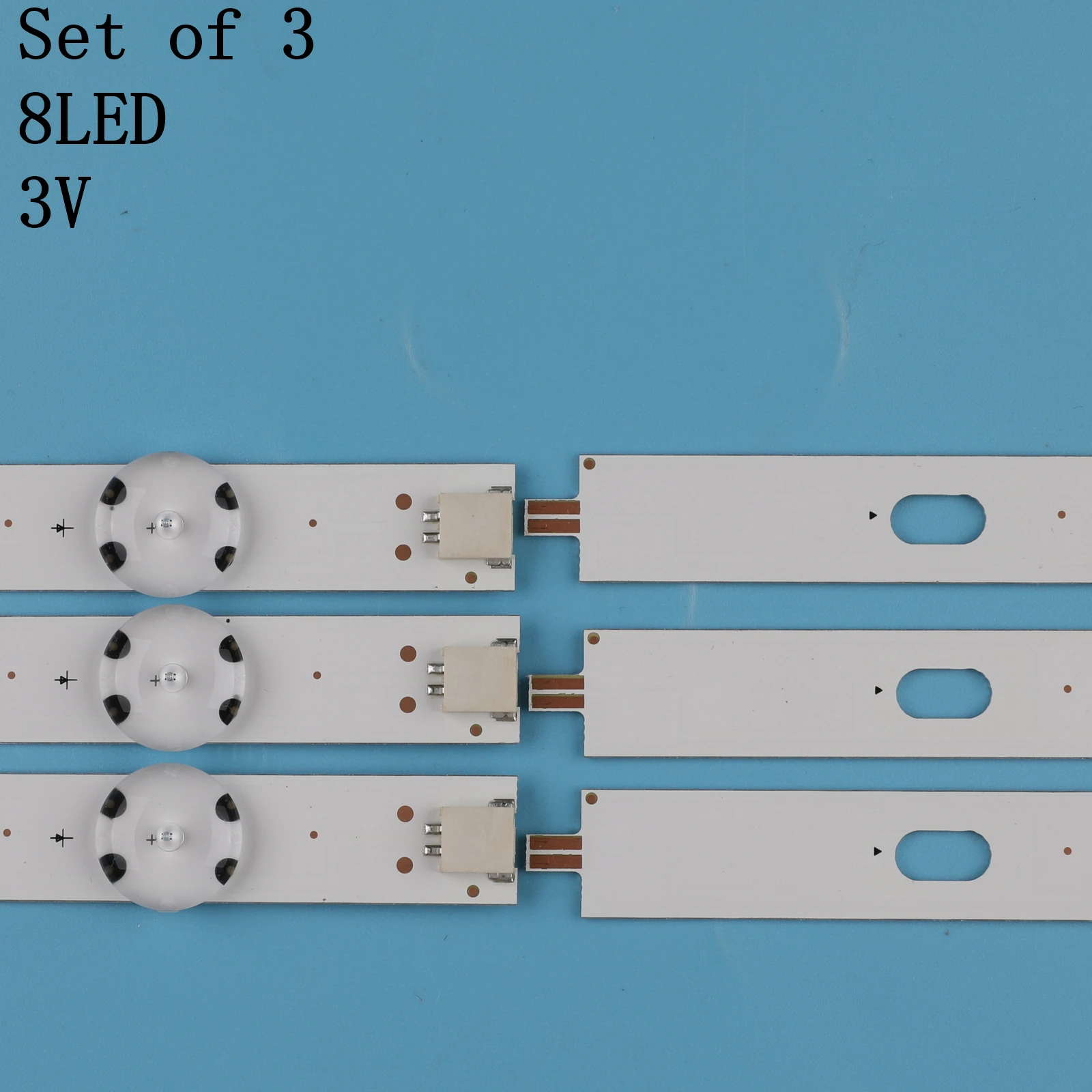 (Новый комплект) 3 шт. 8 светодиодный 850 мм фонарь для LG 43UH6030 43UF640 HC430DGN SLNX1 UF64_UHD_A 43LH60FHD