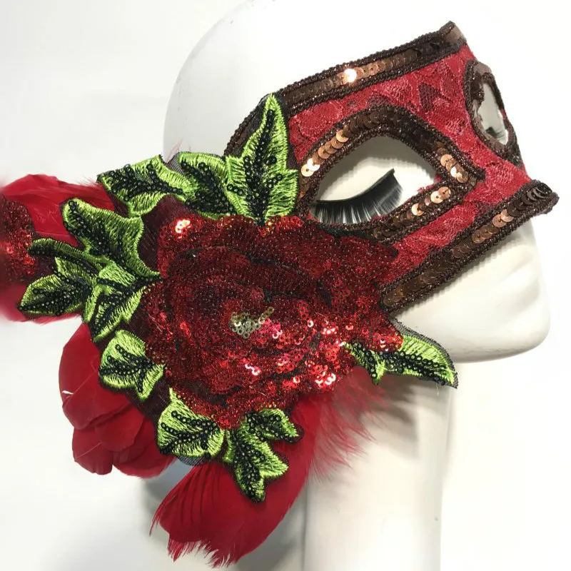 Masque de Mascarade paillettes Carnaval Festival Bal Masqué Halloween Déguisements 
