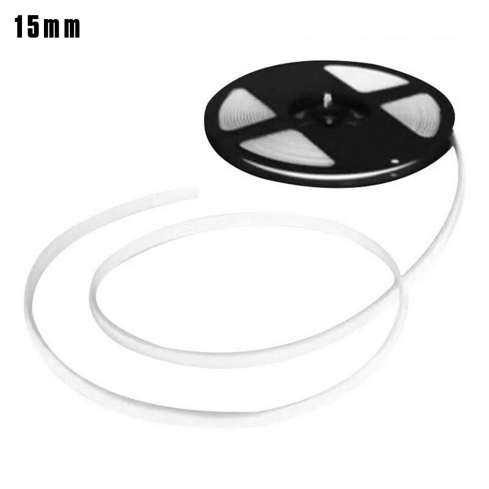 White 15mm 6 м DIY самоклеящаяся Керамика плитки Gap лента Водонепроницаемый полиэстер с защитой от пола декоративные уголки боковой полосы наклейки 6/8/10/15/20 мм - Цвет: White 15mm