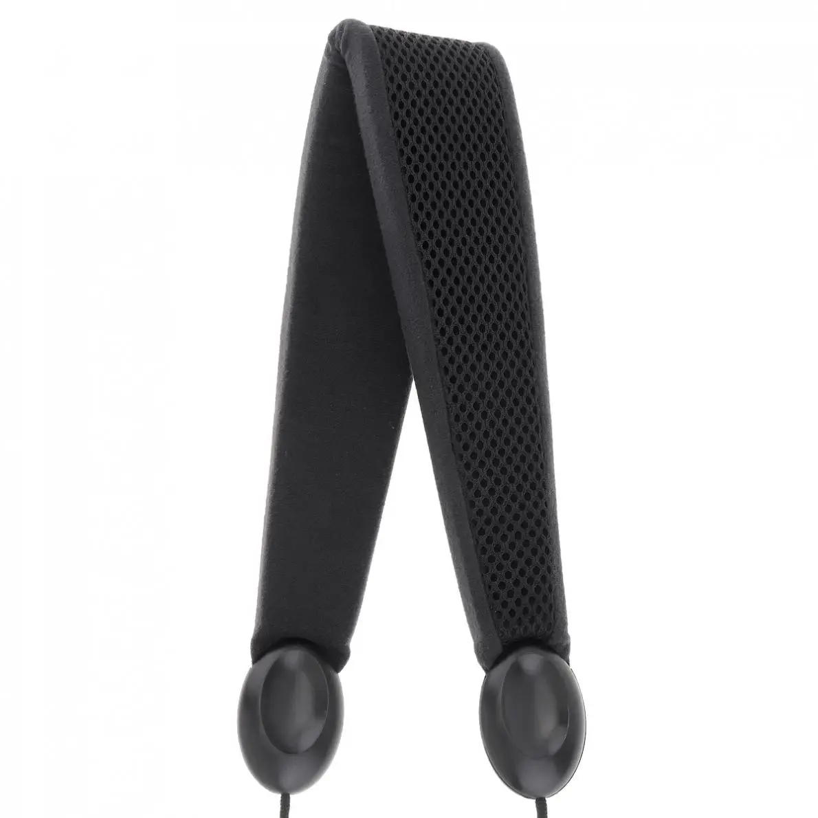 Adjustable Black Saxophone Neck Strap Sponge Filling Padded Single Shoulder Strap for Alto Tenor Soprano Saxophone