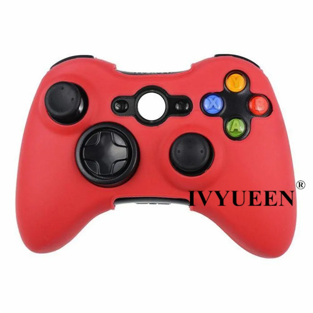 IVYUEEN 20 цветов мягкий силиконовый защитный чехол для microsoft Xbox 360 проводной/беспроводной контроллер аналоговые палочки крышки