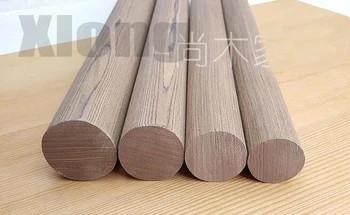 

5pcs Diameter:8mm Length:400mm Solid Wood Cylindrical Stick Model Handmade Gardening Material