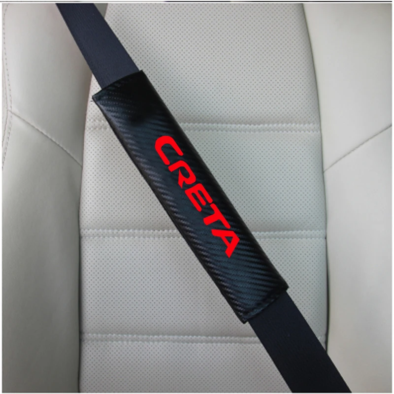 2 шт PU модная Накладка для ремня безопасности автомобиля ремень безопасности автомобиля Наплечные накладки для hyundai Creta