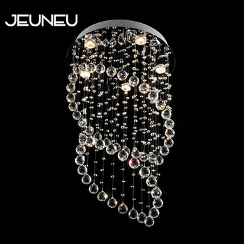 

Vintage Europe Empire Loft Crystal Chandelier with GU10 5 Lights for Parlor Bedroom Living Room Hotel Lobby Restaurant Store Bar