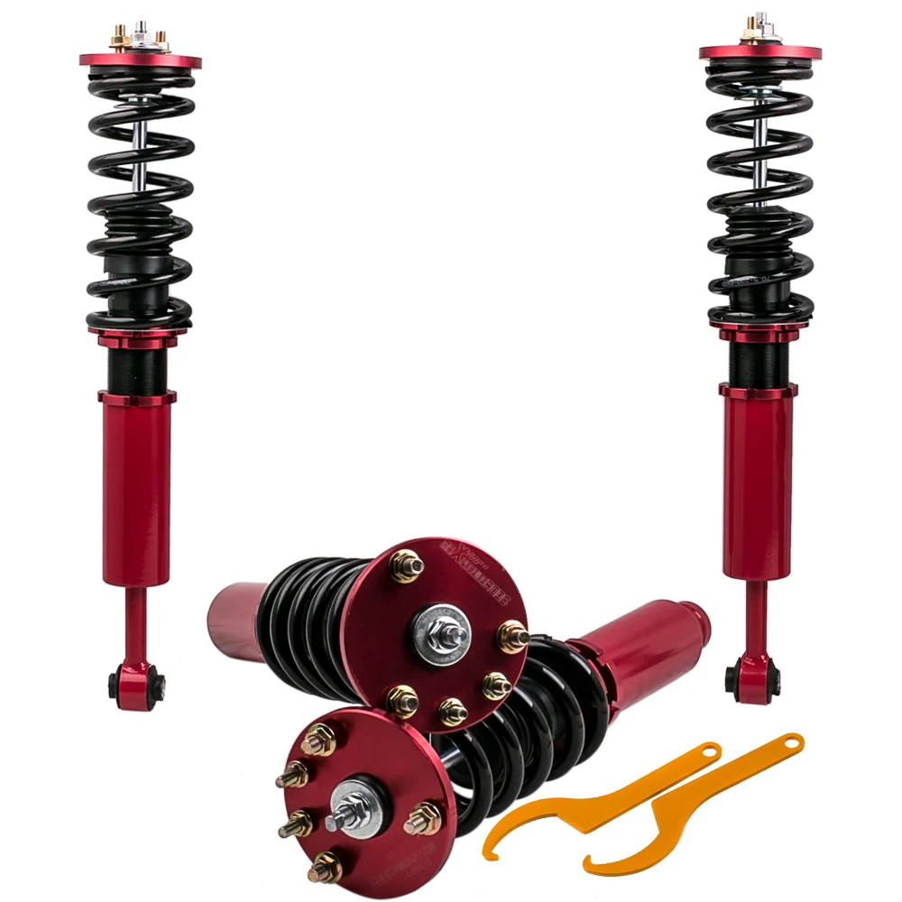 Kit Kit Sospensioni Ammortizzatori Coilover 4 Pezzi Per Honda Accord Cg Ck Cm Berlina F23A1 F23Z5 1998-2002