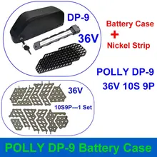 

POLLY DP-9 Battery Accessories 36V 48V 52V Case Nickel Strip 30A BMS 91PCS 18650 Cells Downtube for E-Bike DIY 10S9P 13S7P 14S6P