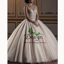 Vestidos Quinceaneras приглашения на свадьбу на тонких бретелях Расшитое бисером в честь пятнадцатилетия платья аппликации с длинным шлейфом сладкий 16 платья для женщин