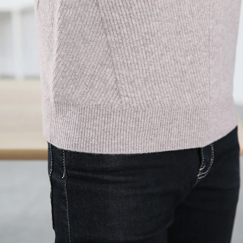 Sparsil Men100%Cashmere Turtleneck Knitted Sweater Full Sleeve Stripe Thick Warm Soft Wool Pullovers Solid Color Jumper Male Boy Sparsil Men100%Cashmere Turtleneck Knitted Sweater Full Sleeve Stripe Thick Warm Soft Wool Pullovers Solid Color Jumper Male Boy