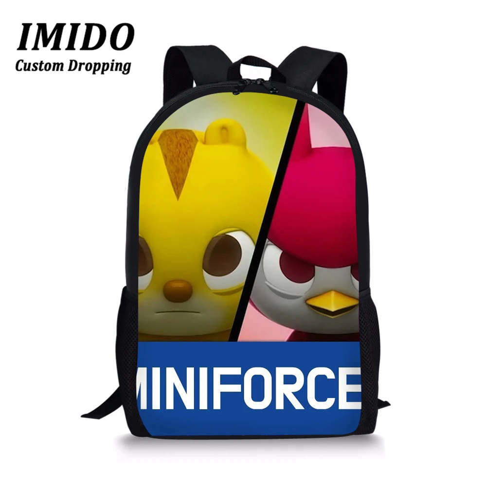 IMIDO, 3D аниме, мини-школьная сумка с принтом силы для мальчиков, детские сумки для девочек, мультяшный рюкзак для детей, детский сад, Zaino Scuola - Цвет: WLL3813