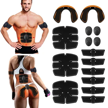 

15 Pieces/Set Sports Muscle Abdominal Trainer Smart Wireless Muscle ABS Hip Abdominal Muscle Stimulator Massage Set