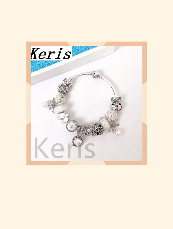 

High Quality Reproduction 1:1 100% White Crystal Beads Pearl String Bracelet First Choice For Gift Free Package