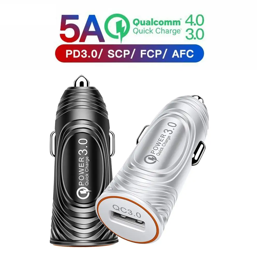 

QC 3.0 Universal Car Fast Charger Adapter Wall 1 USB Ports 5V 2.4A Quick Charge