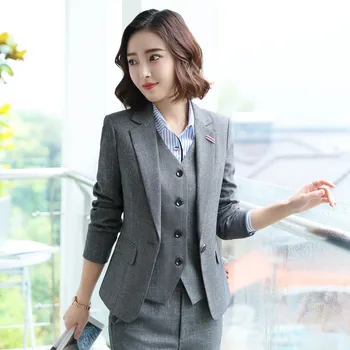 

Autumn Clothes Suit Occupation Pack Suit Leisure Suit Coat Lady Slim Fit Tooling