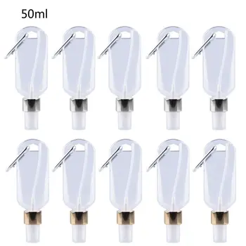 

5Pcs 50ml Portable Mini Alcohol Spray Bottle Hand Sanitizer Keychain Bottles GXMC