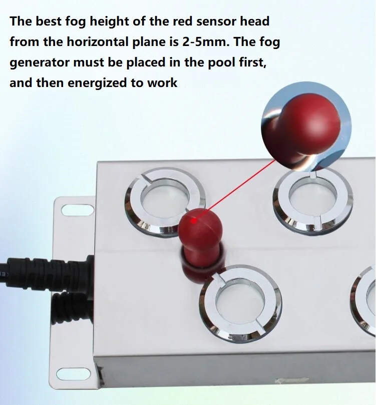 Maker, Fogger sem fonte de alimentação, 12 Cabeça, DC 48V, 9000 ml h