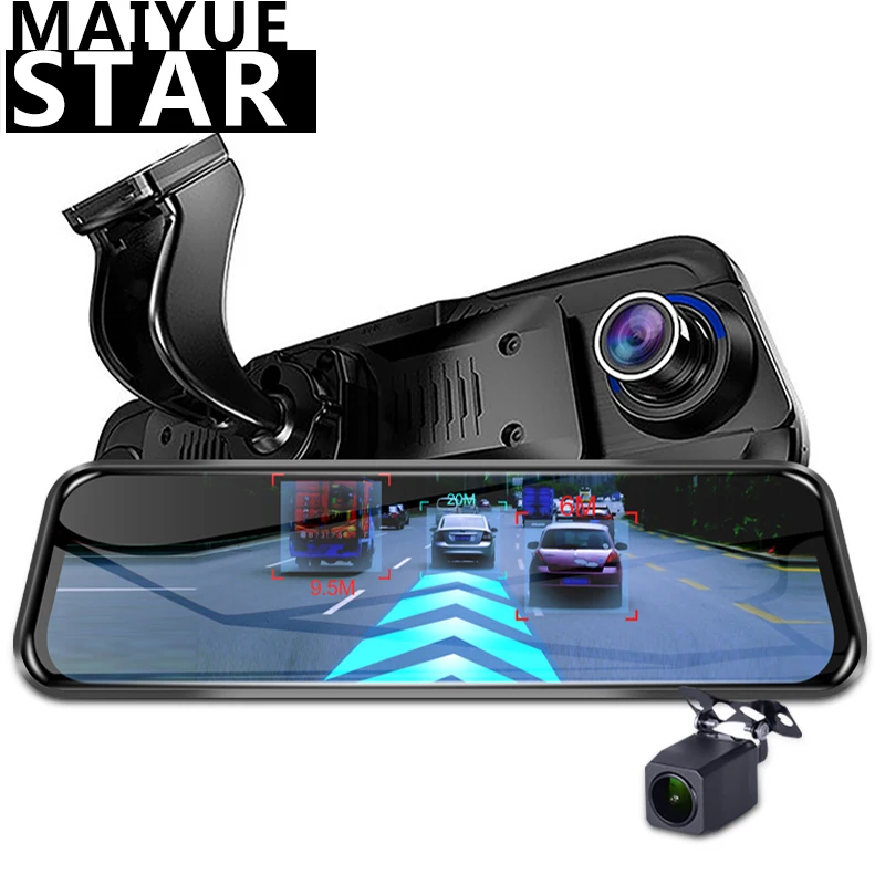 

MaiYue star10‘’4G Android rearview mirror DVR HD1080P automatic camera sprint camera GPS wireless night vision car DVR secretary