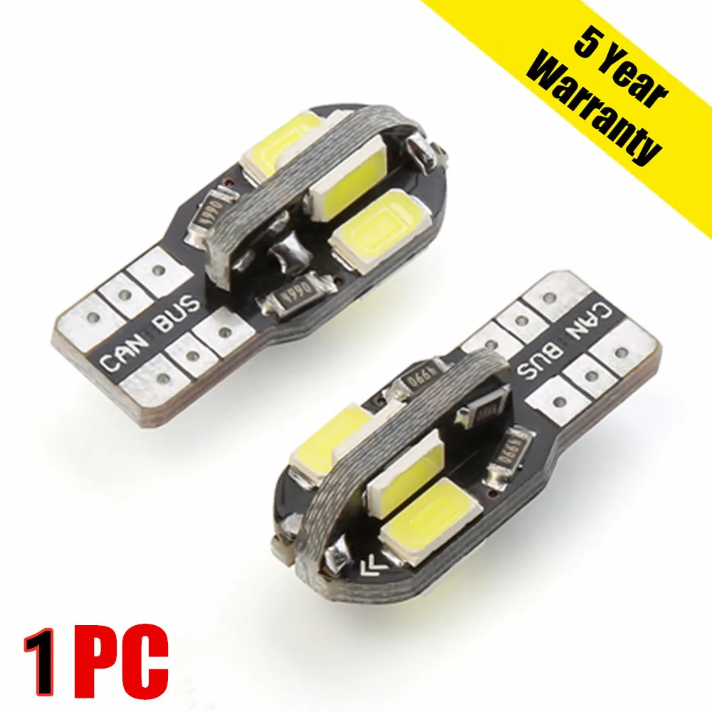 Canbus Error Free T10 белый 8 5730 SMD светодиодный автомобиль клиновидные боковые светильник