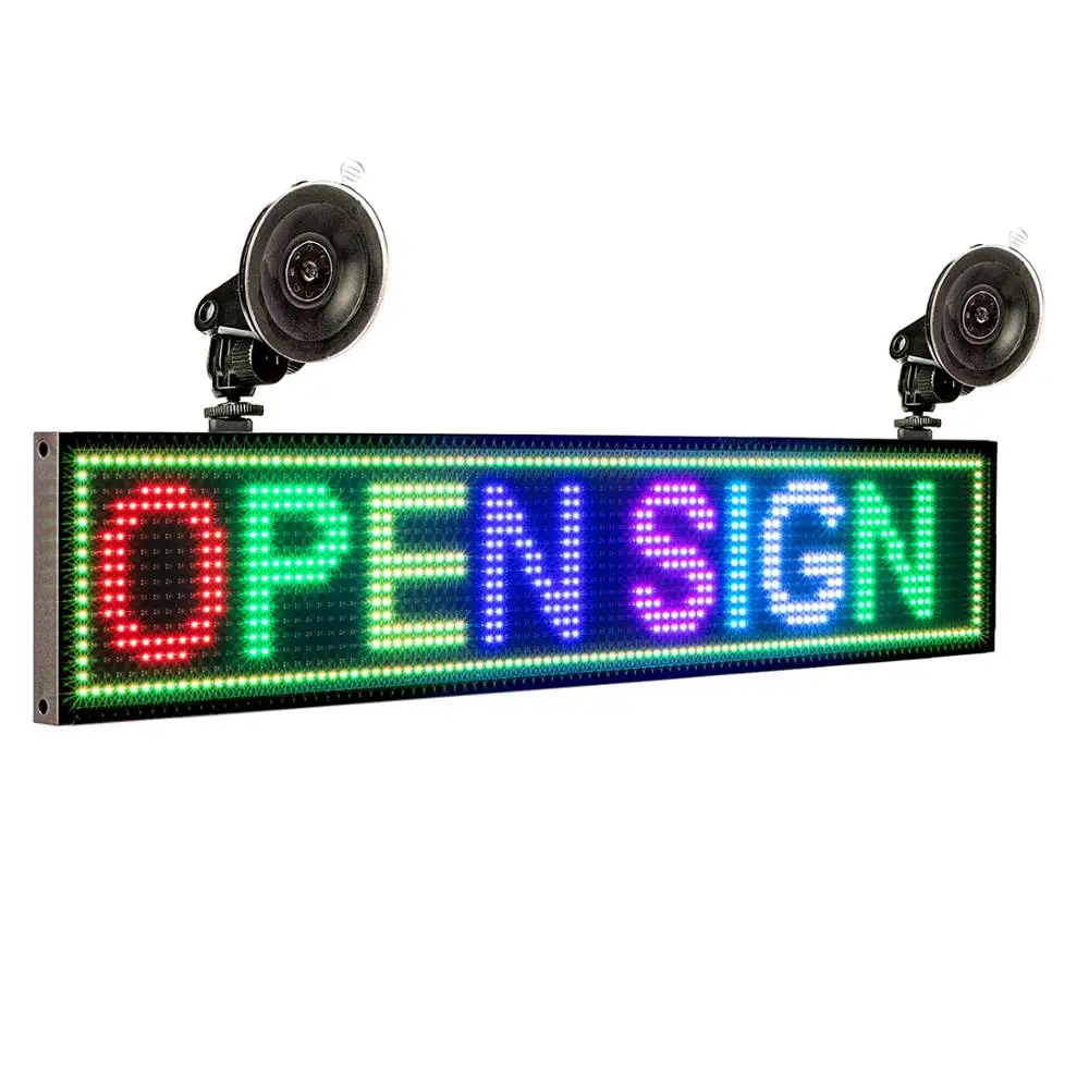 12 В P5 Smd СВЕТОДИОДНАЯ вывеска для помещений витрина Wi Fi открытая программируемая
