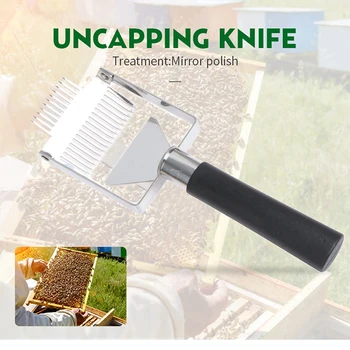 

Beekeeping Tools Beehive Honey Cutter Uncapping Scraper Plastic Handle Honeycomb Scraper Equipment Uncapping Knife Fork Shovel