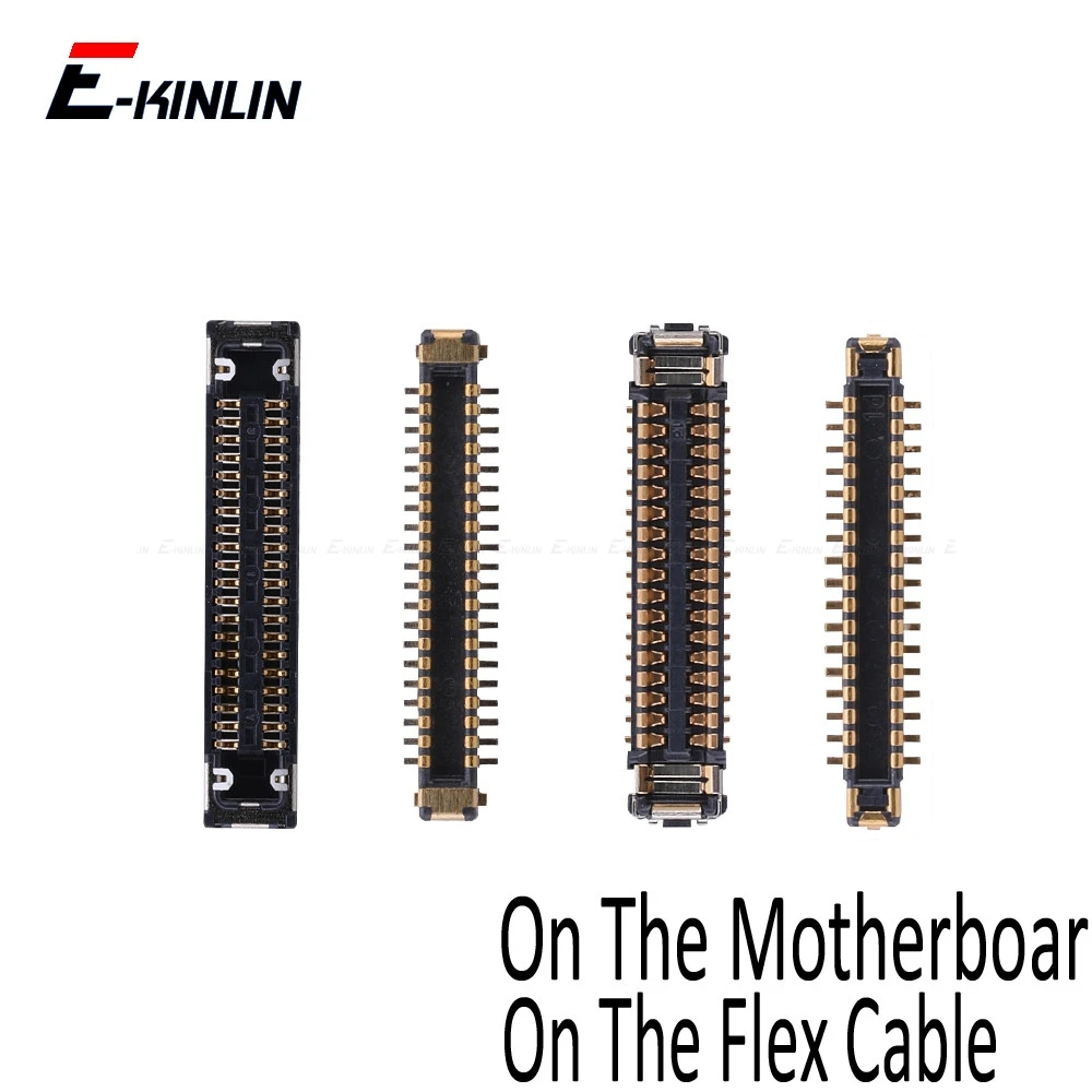 

2pcs Touch LCD Display FPC Connector For iPhone 7 8 Plus X XR XS Max Display Board Connector On Motherboard Mainboard Flex Cable