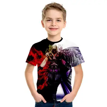 

Assassin's Creed Altai 3D printing Kids coat Short sleeve Electronic games printing fashionable Boys and girls clothing T-shirt