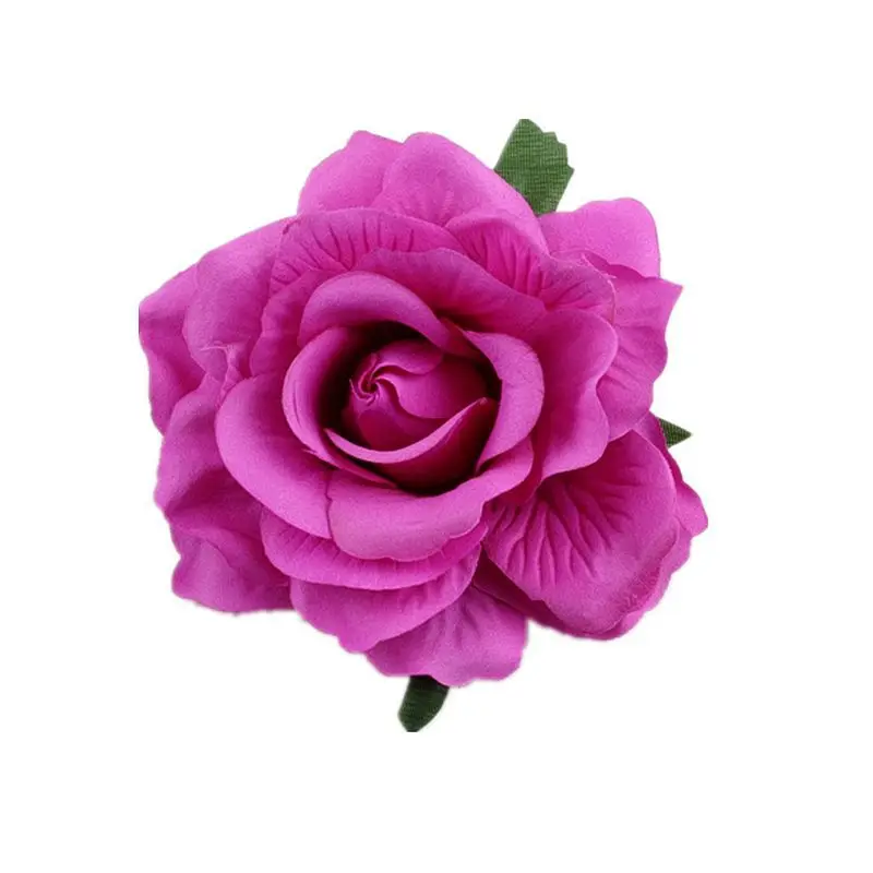 INS New Style Model Flower Hair Accessories Seaside Holiday Head Lace Barrettes Dance Performance Rose Corsage
