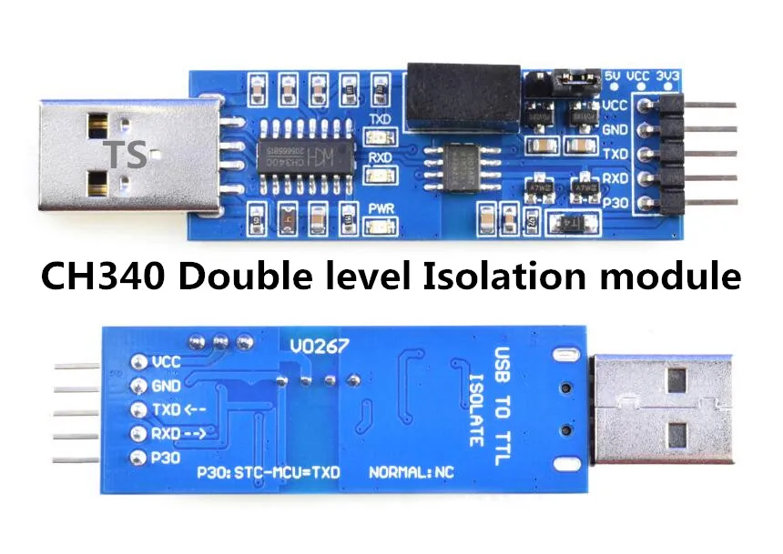 FT232/CH340/CP2102 USB для ttl USB для последовательного UART модуля FT232RL изоляции напряжения изоляции сигнала четыре уровня - Цвет: CH340