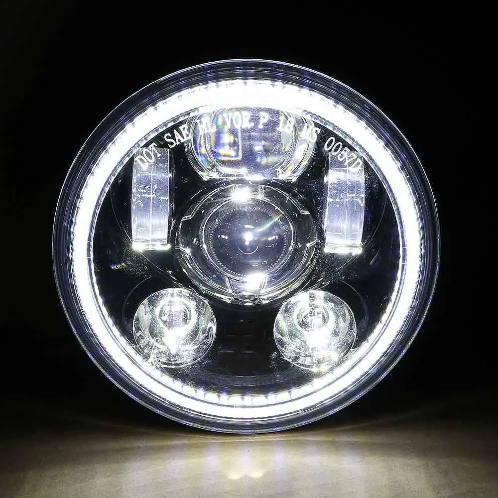 Светодиодная фара 5 3/" светодиодная фара для мотоцикла H4 Led 5,75 дюймов фара для Sportster 883 Street 750