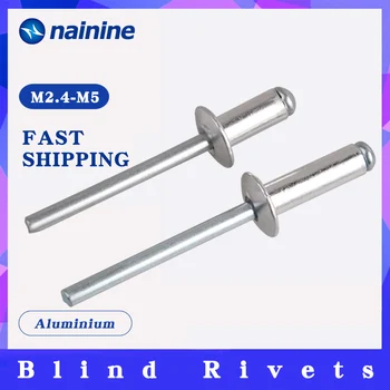 

20/50Pcs GB12618 M2.4 M3.2 M4 Blind Rivets Break Mandrel Nail Pop Rivets For Furniture Car Aircraft Aluminium HW021