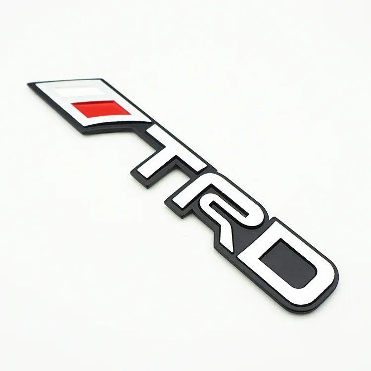 Подходит для Toyota trdsports алюминиевый сплав модифицированный бампер наклейки trdsportivo матовая алюминиевая маркировка