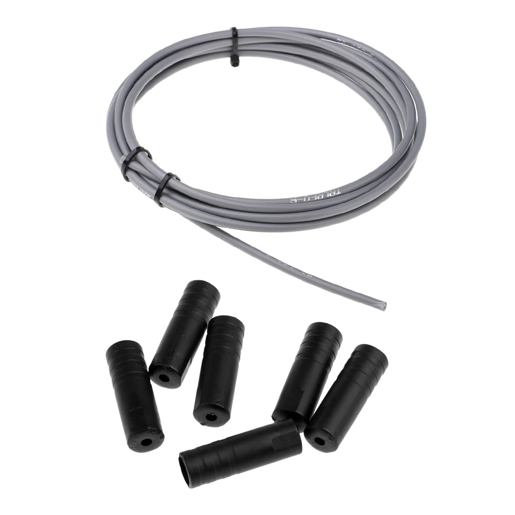 9.7 ft/Roll MTB Mountain Road Bike Derailleur Shift Cable Housing Hose Cover End Caps Tips Crimps Bicycle Parts