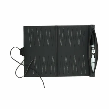 

Compact Magnificent Entertainment Backgammon Foldable Accessories Chess Board Gifts Portable Durable PU Leather Travel Practical