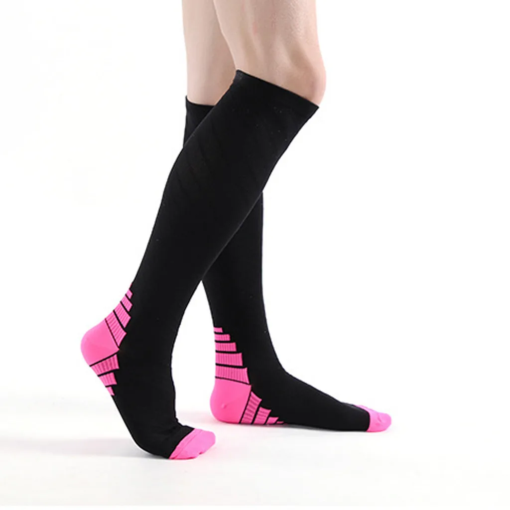 Компрессионные носки унисекс для мужчин и женщин Компрессионные носки для спорта для фитнеса, бега, спорта, спортзала носки для занятий Кроссфитом