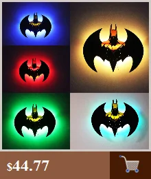 Светодиодный настенный светильник с логотипом Бэтмена и Джокера для детской спальни, 16 цветов, светодиодный прикроватный светильник, настенный светильник для украшения дома
