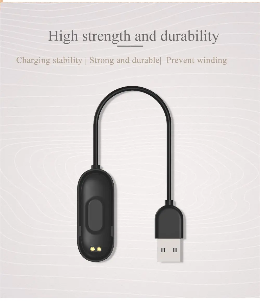 USB кабель для зарядного устройства для Xiaomi mi Band 4, кабель для зарядного устройства для mi Band 4, NFC, умный Браслет, кабель для зарядного устройства для mi band 4