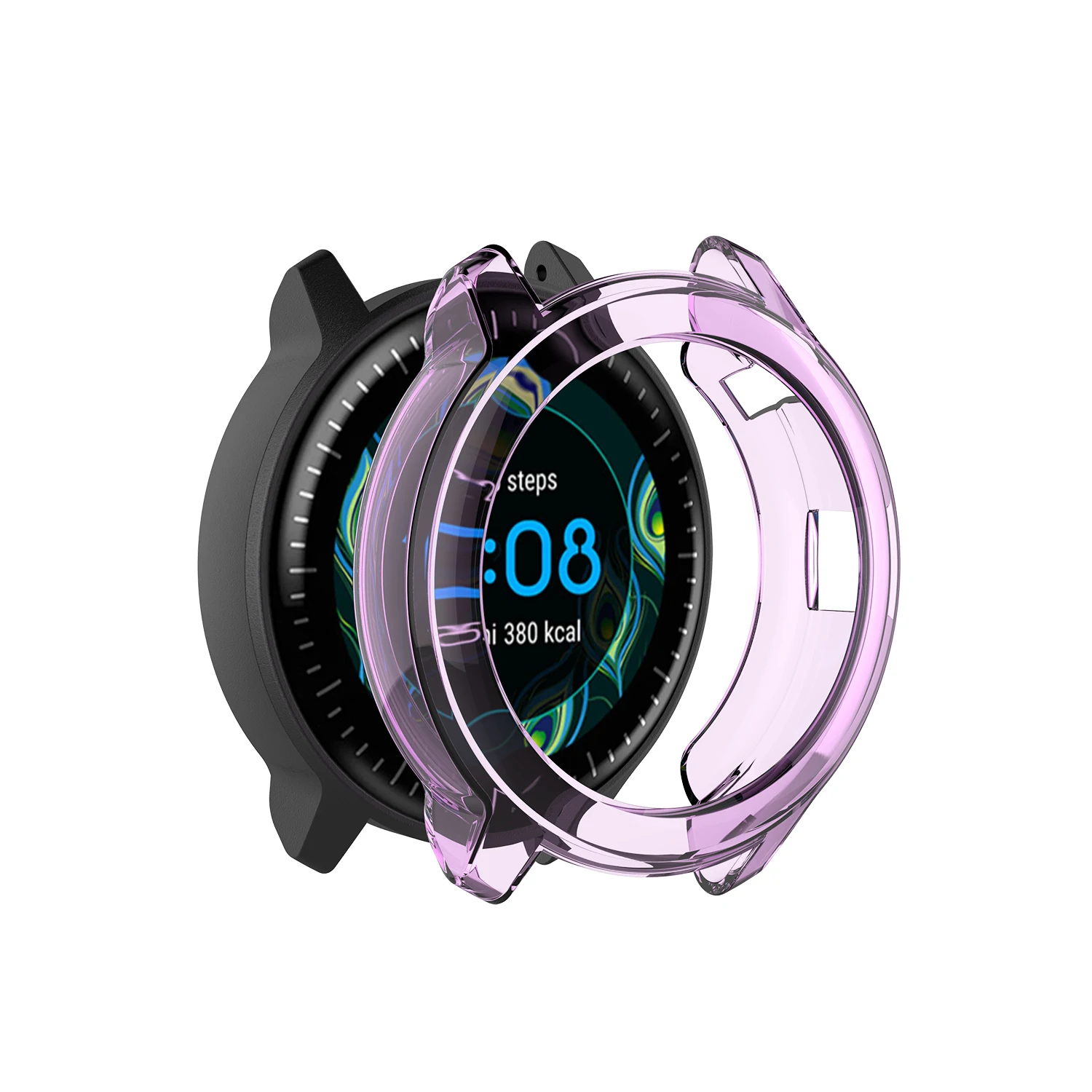 Прозрачный защитный чехол из ТПУ для Garmin Vivoactive 3 Music Smart Watch долговечные аксессуары